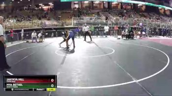 155 lbs Semifinal - Jah`Mya Hill, Mainland vs Mya Bethel, North Miami