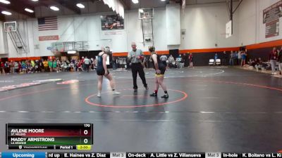 170 lbs Cons. Round 1 - Maddy Armstrong, La Grande vs Avlene Moore, St. Helens