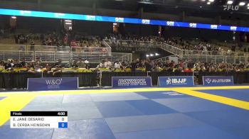 ELLA JANE DESARIO vs BAILEY CERDA HEINSOHN 2024 Pan Kids Jiu-Jitsu IBJJF Championship