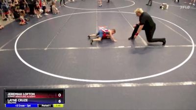 Cons. Semi - Jeremiah Lofton, Summit Wrestling Academy vs Layne Cruze, Willmar