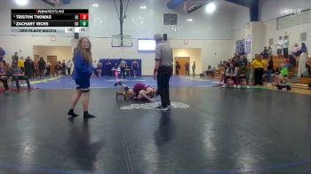 120 lbs 3rd Place Match - Triston Thomas, East Central High School vs Zachary Ricks, Ocean Springs