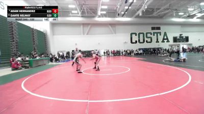 132 lbs Cons. Round 4 - Adam Hernandez, Hueneme vs Dante Selway, El Dorado