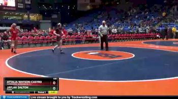 135 lbs Champ. Round 1 - Jaylah Dalton, Pekin vs Attalia Watson-Castro, Flossmoor (Homewood-F.)