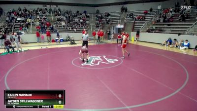 138 lbs Quarterfinal - Jayden Stillwagoner, Mt. Vernon vs Kason Naviaux, Tell City