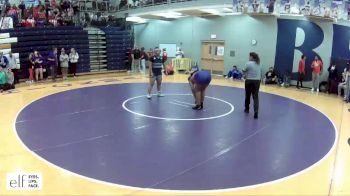 190 lbs. Champ. Round 1 - Kendall Angelo, Oak Park vs Mikah Miller, Hickman