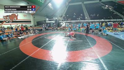 225 lbs Kale Winebarger, Oregon 14U Boys vs Vicente Nava, Utah 14U Boys