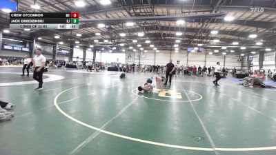 112 lbs Consi Of 32 #2 - Crew O?Connor, MT vs Jack Obiedzinski, NJ