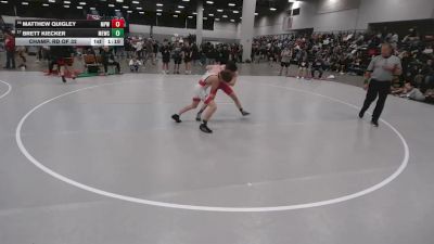 126 lbs Champ. Rd Of 32 - Brett Kiecker, MN Elite Wrestling Club vs Matthew Quigley, Michigan Premier WC
