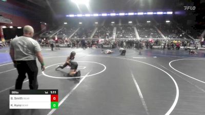 86 lbs Quarterfinal - Blake Smith, Bear Cave vs Kace Kunz, Bear Lake WC