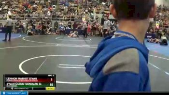 58 lbs Quarterfinal - Bristol Pope, Bulldawg Wrestling Club vs Emery Staggs, Sycamore