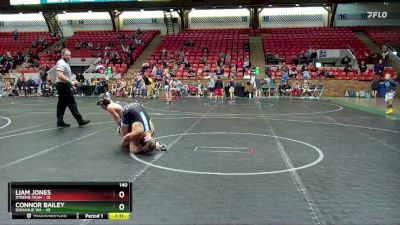 140 lbs Round 1 (4 Team) - Connor Bailey, Donahue WA vs Liam Jones, Xtreme Team