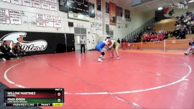 235 lbs Cons. Round 2 - Audrina Felix, Temescal Canyon vs Nevaeh Baca, Porterville