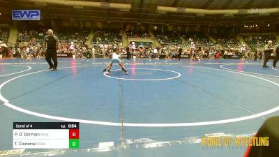 61 lbs Consi Of 4 - Preston O`Gorman, Nebraska Elite vs Thomas Cisneroz, Powerhouse Comanche OK