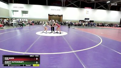 105A Quarterfinal - Rhemy Hutchcraft, Smithville vs Zoe Knox, Yukon