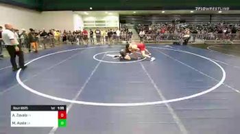 195 lbs Round Of 64 - Alex Zavala, TX vs Mark Ayala, CA