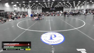 115 lbs Cons. Round 1 - Conner Schoneman, Immortal Athletics WC vs Parker Mann, Michigan Grappler Training Center