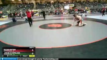 182 lbs Quarterfinals (8 Team) - Elijah Ritter, 5A Scappoose vs Jimmie II Copeland, 5A Eagle Point