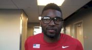 Manteo Mitchell healthy again and inspiring hundreds of students post-Olympics