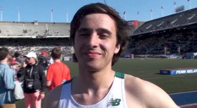 Freshman Edward Wagner called on for three races by Dartmouth at Penn Relays]