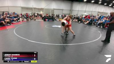 170 lbs Placement Matches (8 Team) - Jeremy Manibog, Texas Red vs Caden Young, Wisconsin