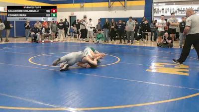 107 lbs Consy 1 - Salvatore Colangelo, Franklin Regional vs Conner Dean, South Fayette