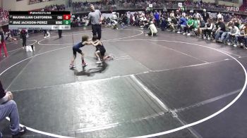 45 lbs Cons. Round 3 - Jrae Jackson-Perez, Midwest Destroyers Wrestling Club vs Maximillian Castorena, CWO