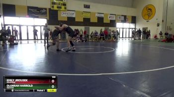 190 lbs Round 3 - Dlorrah Harrold, Mentor vs Emily Jirousek, Keystone