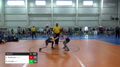 75 lbs Round 3 - Easton Anderson, Donahue Wrestling Academy vs Ben Snyder, Untouchables 9u