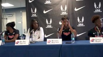 USA Women's 4x400 speaks post-race