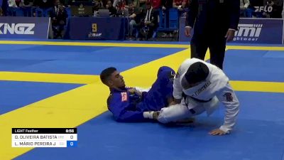 DIEGO OLIVEIRA BATISTA vs LEONARDO MÁRIO PEREIRA JÚNIOR 2023 European Jiu-Jitsu IBJJF Championship