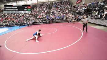 3A 135 lbs Quarterfinal - Summer Rowley, Manti vs Alyssa Camden, Richfield