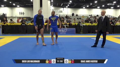 Isaac James Huertas vs Diego Luis Maldonado 2025 World IBJJF Jiu-Jitsu No-Gi Championship