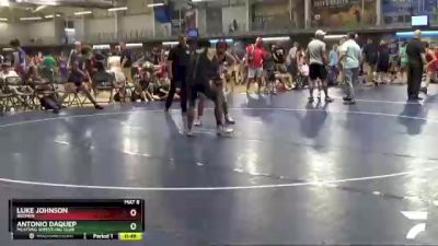 138 lbs Cons. Round 4 - Antonio Daquep, Mustang Wrestling Club vs Luke Johnson, Bremen