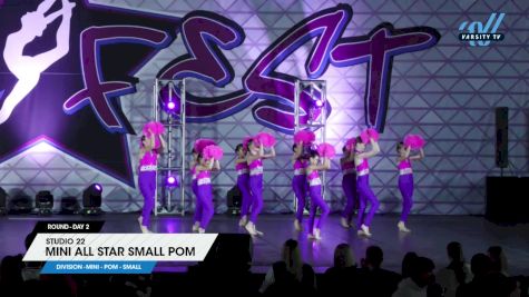 Studio 22 - Mini All Star Small Pom [2025 Mini - Pom - Small Day 2] 2025 DanceFest Grand Nationals