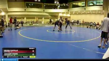 220 lbs Round 1 (10 Team) - Keven Castillo, Blue Steel vs Zachary Evans, Yeti Wrestling