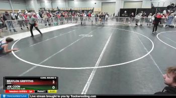 150 lbs Cons. Round 5 - Braylon Griffiths, Iowa vs Joe Coon, 505 Wrestling Club