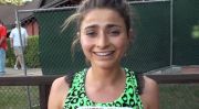 Alexi Pappas after tough steeple at 2013 Payton Jordan Invite