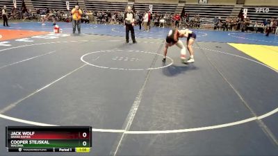 150 lbs Cons. Round 3 - Cooper Stejskal, Waconia vs Jack Wolf, Grand Rapids