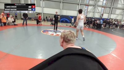 190 lbs 3rd Place Match - Ares Swain, Inland Northwest Wrestling Training Center vs Wyatt Bacon, Washington
