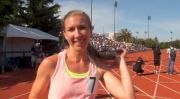 Callie Thomas sets 1500 PR 4.16 after years away from the sport at 2013 Payton Jordan Invite