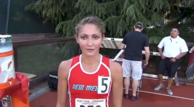 Josephine Moultrie gets the win in 1500 section 2 at 2013 Payton Jordan Invite