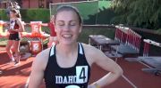 Lauren Schaffer of Idaho 800 section 3 winner at 2013 Payton Jordan Invite