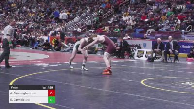 160 lbs Final - Asher Cunningham, State College vs Ryan Garvick, Central Dauphin
