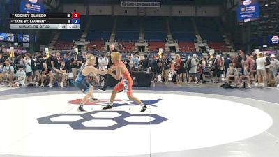 113 lbs Champ. Rd Of 32 - Rooney Olmedo, Michigan vs Tate St. Laurent, Indiana