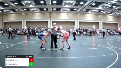 144 lbs Consi Of 16 #1 - Brodie Griffith, Vegas Sport WC vs Ian Zawadzki, All In Wr Acd