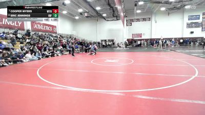 285 lbs Quarterfinal - Cooper Myers, Waterford vs Eric Jennings, Notre Dame-Fairfield