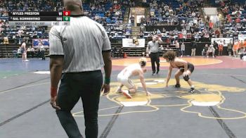 3 - 157 lbs 3rd Place Match - Myles Preston, William Byrd vs Sal Sorrentino, Fauquier