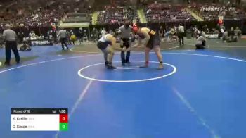 220 lbs Round Of 16 - Kale Kreller, Silver State Wrestling vs Carson Sasse, Junkyard Dogs WC