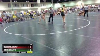 152 lbs Round 4 (6 Team) - Jeremiah Krusey, Hernando Wrestling vs Brenden Chew, Intense Wrestling