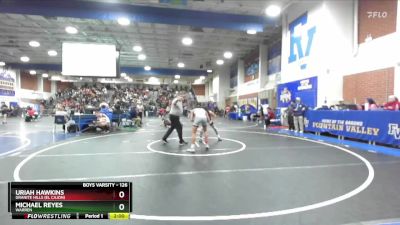 126 lbs Champ. Round 1 - Michael Reyes, Warren vs Uriah Hawkins, Granite Hills (El Cajon)